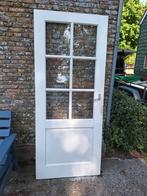 Opdekdekdeur. Afm: 83 x 201, Doe-het-zelf en Verbouw, Deuren en Horren, Gebruikt, 80 tot 100 cm, Binnendeur, Ophalen of Verzenden