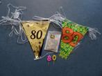 Feestversiering 80 jaar, Ophalen of Verzenden, Zo goed als nieuw, Versiering, Verjaardag