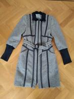 Leuke Vintage Jas van Wolmix met Pepitoruit Mt S/36, Kleding | Dames, Zwart, Ophalen of Verzenden, Zo goed als nieuw, Maat 36 (S)