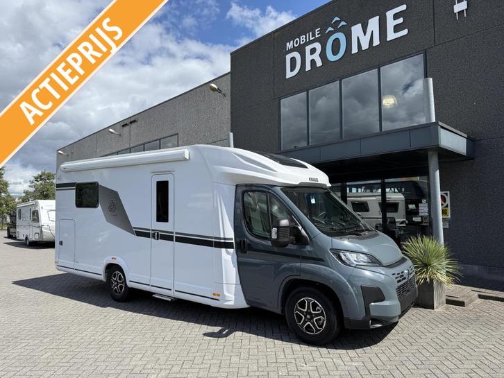 Knaus Live Wave 700 LX ACTIE PRIJS, Caravans en Kamperen, Campers, Bedrijf, tot en met 5, Half-integraal, Knaus, Fiat, Diesel