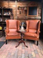 Als nieuw deze super mooie set chesterfield Oorfauteuils, Huis en Inrichting, Fauteuils, Chesterfield, Ophalen of Verzenden, Zo goed als nieuw