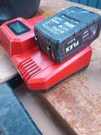 Accu en oplader  van flex, Ophalen, Zo goed als nieuw