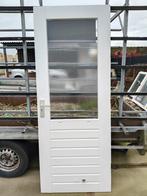 Achterdeur met draadglas, Ophalen, Gebruikt, Buitendeur, 200 tot 215 cm