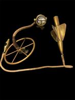 Antiek messing scheepslog compleet met spinner en vliegwiel, Ophalen, Gebruikt, Motorboot of Zeilboot