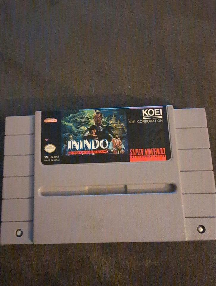 Inindo: The way of the Ninja snes, Spelcomputers en Games, Games | Nintendo Super NES, Gebruikt, 1 speler, Vanaf 3 jaar, Ophalen of Verzenden