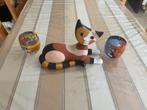 Beeld  en twee theelichtjes rosina wachtmeister, Antiek en Kunst, Ophalen of Verzenden