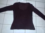 Leuk damesshirt JUST B maat S, Bruin, Verzenden, Lange mouw, Maat 36 (S)