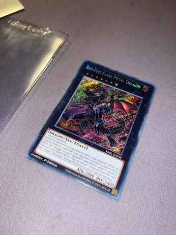 Red-Eyes Flare Metal Dragon 1st edition secret rare Yu-Gi-Oh beschikbaar voor biedingen