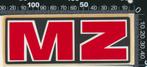 Sticker: MZ, Ophalen of Verzenden, Zo goed als nieuw, Bedrijf of Vereniging