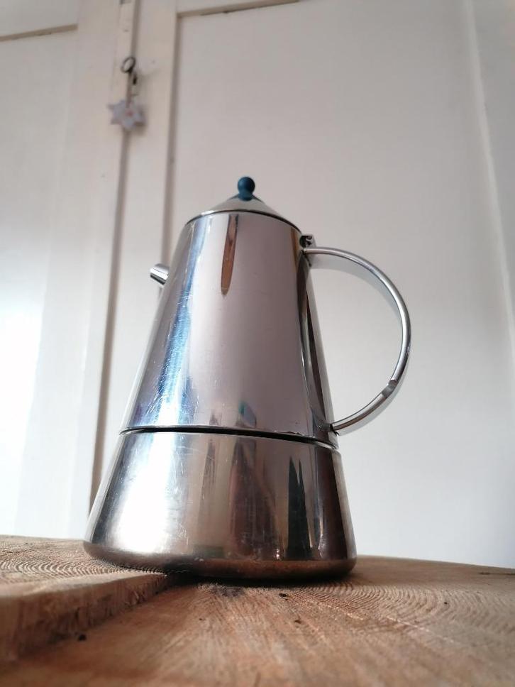 Collectible cafetière GB Guido Bergna model MIA 6 kops, 90's, Witgoed en Apparatuur, Koffiezetapparaten, Gemalen koffie, Espresso apparaat