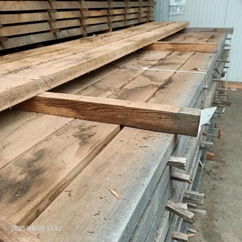 Super mooi droog eiken, div maten en lengtes, Doe-het-zelf en Verbouw, Hout en Planken, Nieuw, Balk, Eiken, 300 cm of meer, 50 mm of meer
