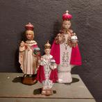 Mooie brocante beeld van Kindje van Praag 26 cm porselein, Antiek en Kunst, Ophalen of Verzenden