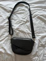 Zwarte Croco Schoudertas, Ophalen of Verzenden, Zo goed als nieuw, Zwart, Schoudertasje