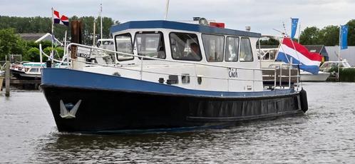 Stalen boot 13.25 m, Watersport en Boten, Motorboten en Motorjachten, Gebruikt, Staal, 12 meter of meer, Diesel, Binnenboordmotor