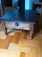 Vintage grenen antieke salon tafel, Antiek en Kunst, Antiek | Meubels | Tafels, Ophalen of Verzenden