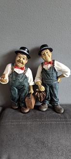 Laurel & Hardy Beelden - Dik en Dun, Ophalen of Verzenden, Zo goed als nieuw, Overige materialen, Mensenbeeld