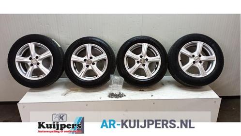 Sportvelgenset + banden van een Opel Corsa, Auto-onderdelen, Banden en Velgen, Personenwagen, Gebruikt