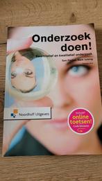 Onderzoek doen! - Kwantitatief en kwalitatief onderzoek, Verzenden, Zo goed als nieuw, HBO, Tom Fischer, Mark Julsing