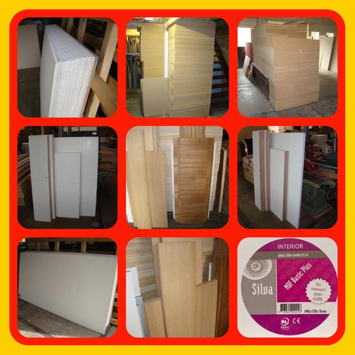 010.  Okoumé multiplex en MDF vochtwerend , gewoon en gerond, Doe-het-zelf en Verbouw, Platen en Panelen, Multiplex, Ophalen