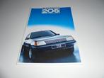 brochure Peugeot 205 modellen 1987, Ophalen of Verzenden, Nieuw, Overige merken