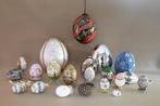 Diverse gedecoreerde eieren o.a. echt ei en porselein, Verzamelen, Dierenverzamelingen, Ophalen of Verzenden, Zo goed als nieuw