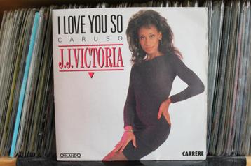 7" Single J.J. Victoria - I Love You So (Caruso) / Stop Me I beschikbaar voor biedingen