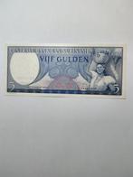 Suriname 5 Gulden 1963 UNC, Ophalen of Verzenden