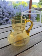 Prachtige antieke Karaf Art Deco Lood Gesneden Amber €20, Ophalen of Verzenden