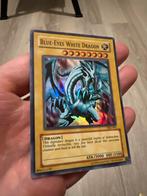 Blue-Eyes White Dragon Yu-Gi-Oh! Kaart, Ophalen of Verzenden, Gebruikt, Losse kaart, Foil