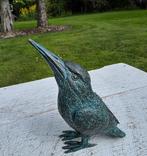Bronzen IJSVOGEL / brons / 10 cm hoog, Dierenbeeld, Nieuw, Info@huisentuindecoratiemarie.nl, Huis en tuin decoratie marie