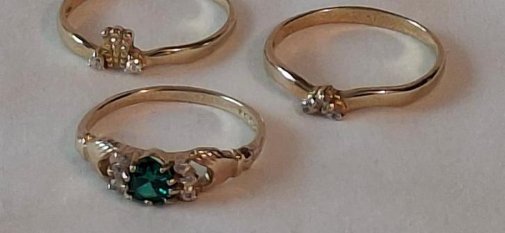 sieraden, Sieraden, Tassen en Uiterlijk, Antieke sieraden, Ring, Zilver, Verguld, Verzenden