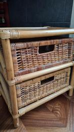 Rotan kastje, Huis en Inrichting, Woonaccessoires | Krantenbakken en Lectuurbakken, Gebruikt, Ophalen of Verzenden