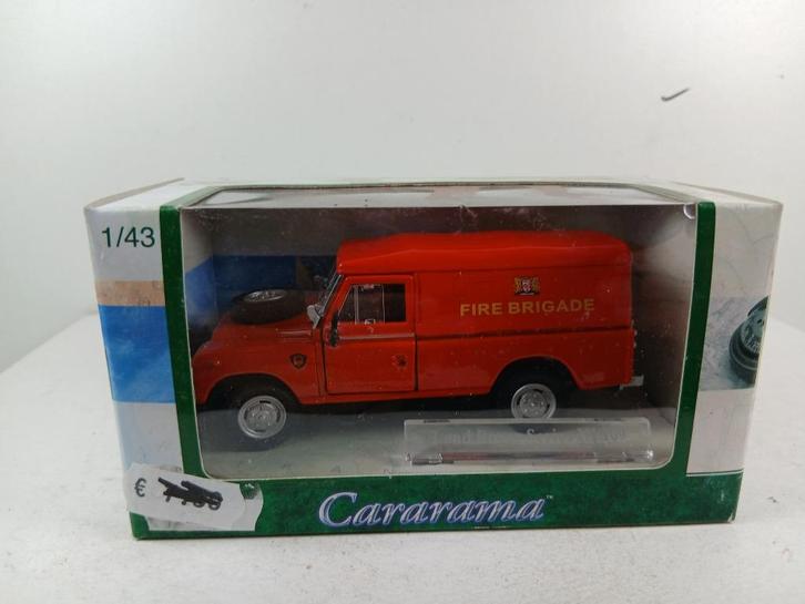cararama 1/43 land rover fire, Hobby en Vrije tijd, Modelauto's | 1:43, Zo goed als nieuw, Auto, Overige merken, Ophalen of Verzenden