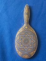 Toledo damascene handspiegel  / make-up spiegel, Ophalen of Verzenden, Ovaal, Minder dan 50 cm, Minder dan 100 cm