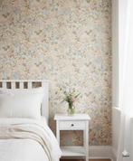 6706 bloem romantisch brocante pastel vintage behang swiet  , Huis en Inrichting, Stoffering | Behang, Ophalen of Verzenden, Minder dan 10 m²