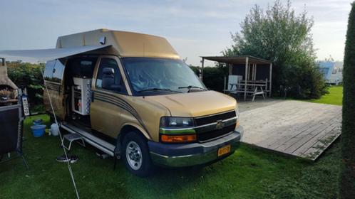 2007 Chevrolet Express Chevy Van  buscamper lpg 2007, Auto's, Chevrolet, Bedrijf, Chevy Van, LPG, Automaat, Overige kleuren, Grijs