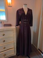 Vintage jurk bruin designer Thierry Mugler, Bruin, Maat 46/48 (XL) of groter, Ophalen of Verzenden, Gedragen