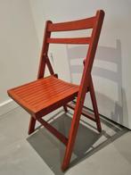 mooie vintage houten klapstoel, Huis en Inrichting, Stoelen, Gebruikt, Vintage, Ophalen of Verzenden, Eén