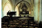 Appingedam, interieur Nicolaikerk, Ophalen of Verzenden, 1940 tot 1960, Ongelopen, Groningen