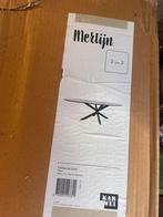 Eettafel kruispoot (Merlijn), Huis en Inrichting, Tafels | Eettafels, Ophalen, 50 tot 100 cm, Metaal, Ovaal