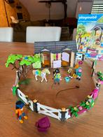 Playmobil 70995 Rijlessen met paardenboxen, Ophalen of Verzenden, Zo goed als nieuw, Complete set