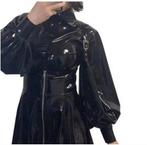 Mooie tijdloze latex blouse, tm 2XL, Verzenden, Nieuw, Zwart
