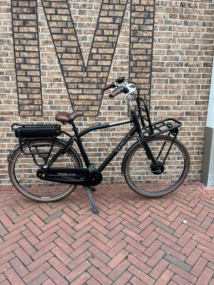 Gazelle Heavy Duty NL herenfiets zwart, Fietsen en Brommers, Fietsen | Heren | Herenfietsen, Zo goed als nieuw, Gazelle, 53 tot 57 cm