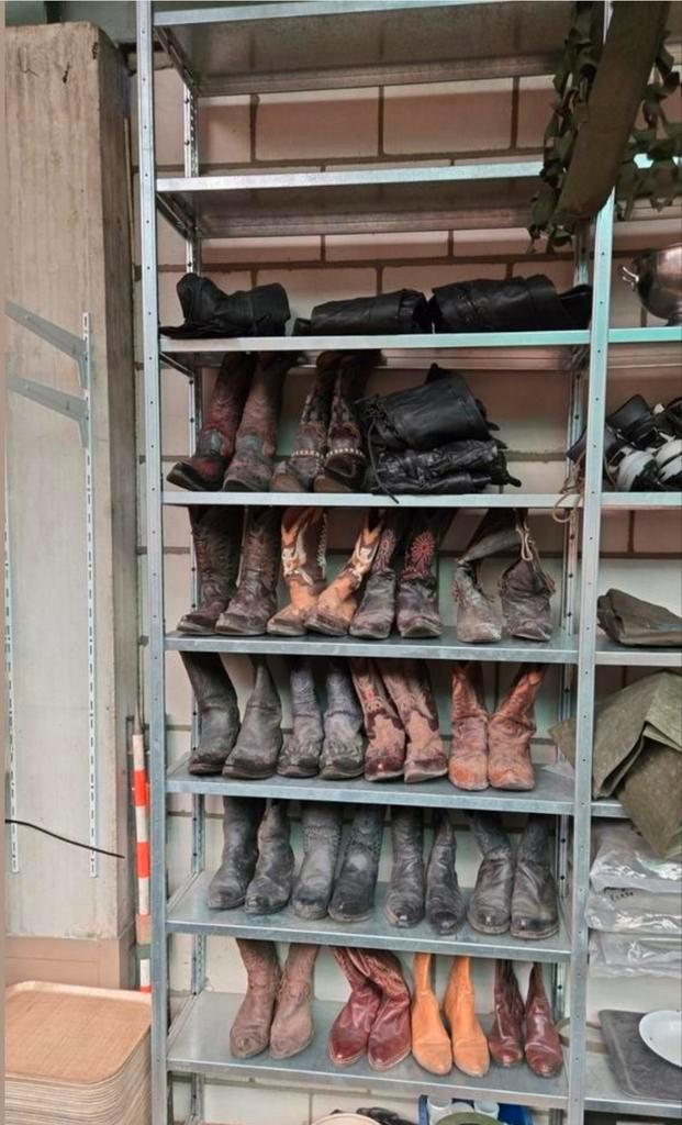 Lederen jassen cowboy laarzen gilets vintage, Hobby en Vrije tijd, Kledingapplicaties en Hotfix, Zo goed als nieuw, Ophalen