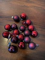 Rode kerstballetjes, Diversen, Kerst, Ophalen of Verzenden, Gebruikt