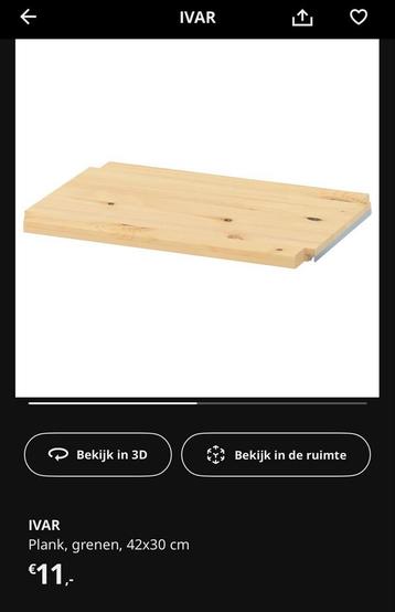 8 stuks Ivar Plankjes 42x30 cm - afbeelding 4