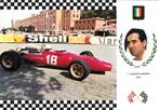 Ferrari formule 1, ansichtkaart Lorenzo Bandini, 1967, Ophalen of Verzenden, Nieuw, Ferrari