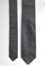 Nieuwe Boss, Hugo Boss 100% zijde stropdas, das, zwart/wit, Verzenden, Zwart, Nieuw, Hugo Boss