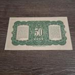 Heel mooi biljet halve gulden Nederlands-Indië, 1943, Ophalen of Verzenden