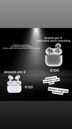 Airpods pro 2 en airpods 4 met noice cancelling ORIGINEEL, Telecommunicatie, Mobiele telefoons | Oordopjes, Ophalen, Nieuw